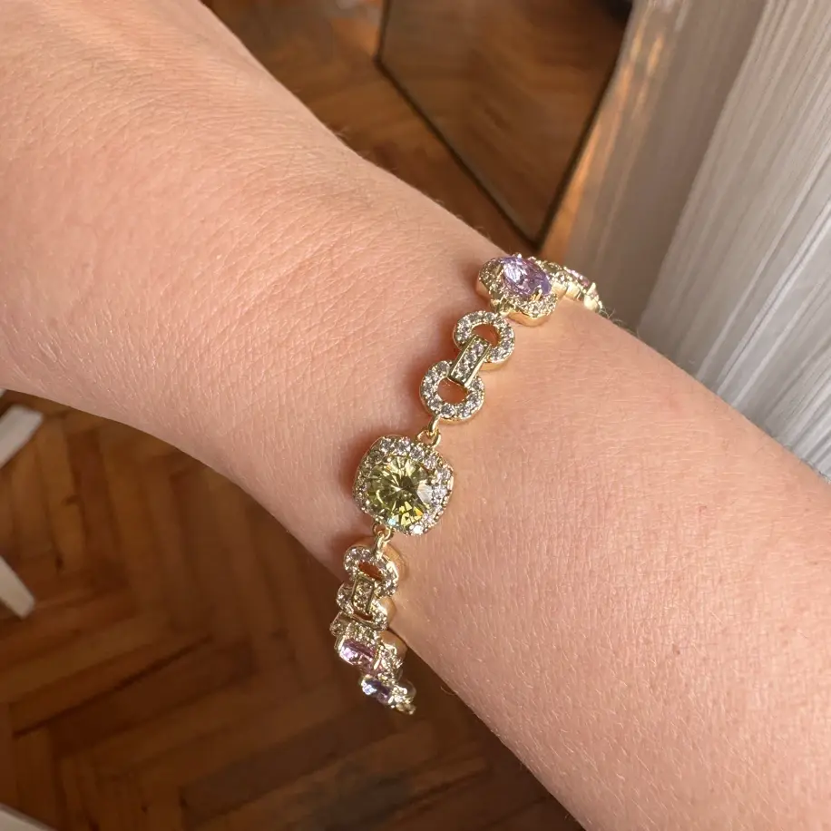 Sposa renkli taşlı bileklik