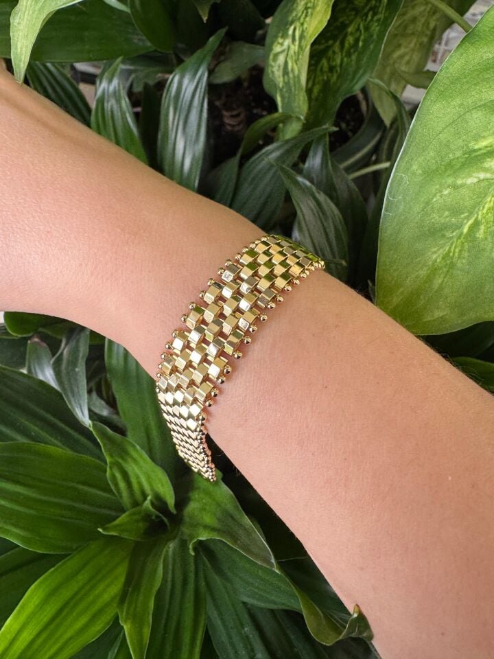 Kalın hasır bileklik