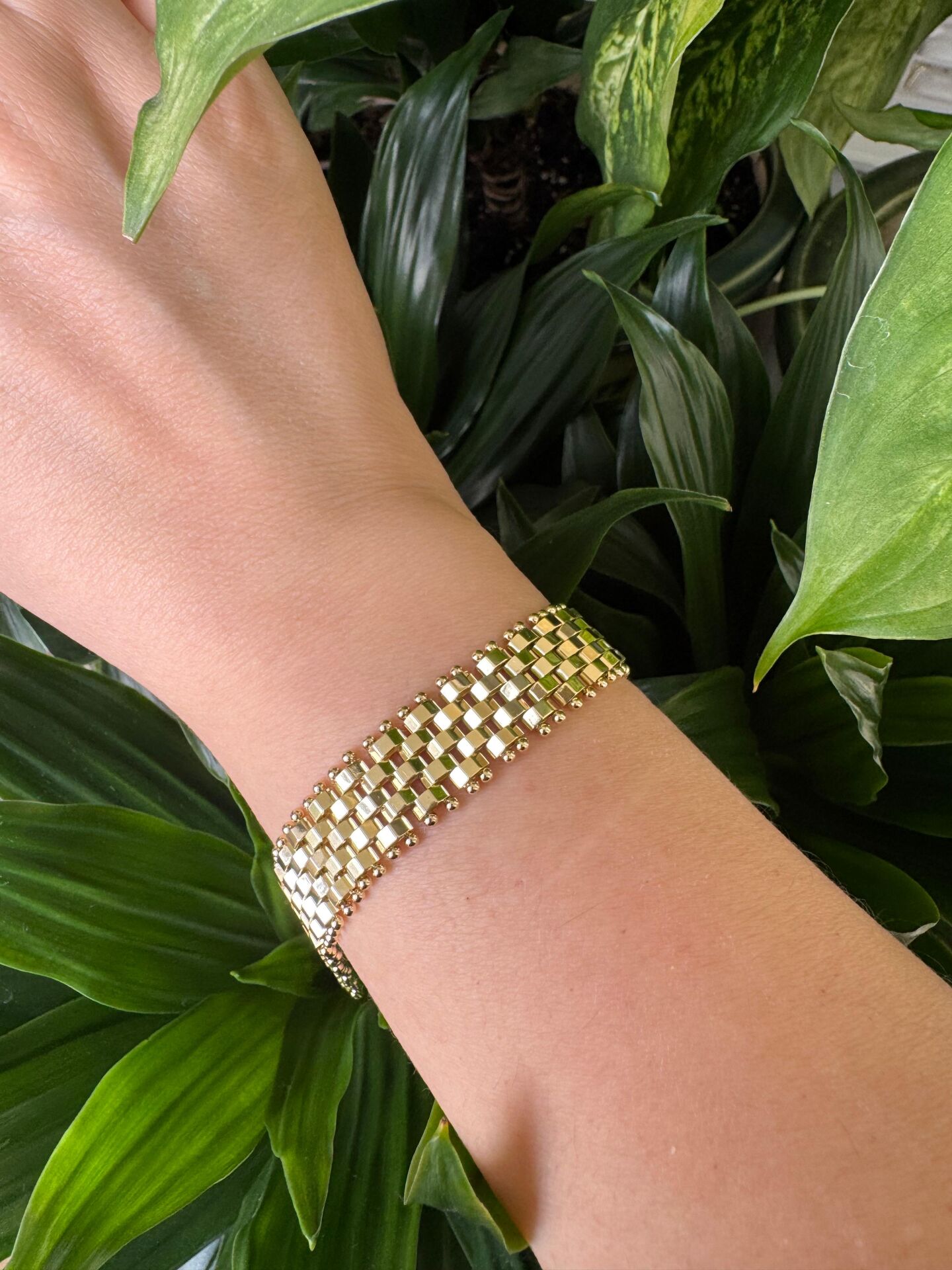 Kalın hasır bileklik