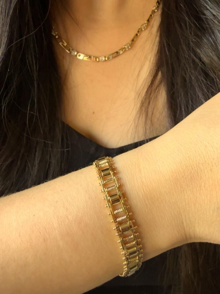 Mermaid Lina Gold Bileklik