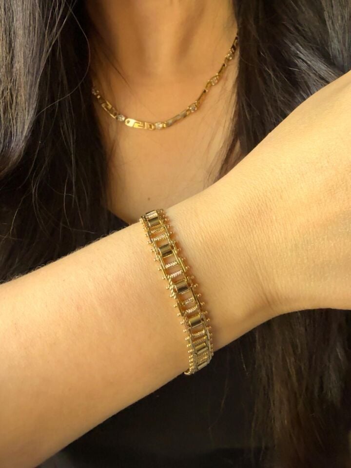 Mermaid Lina Gold Bileklik