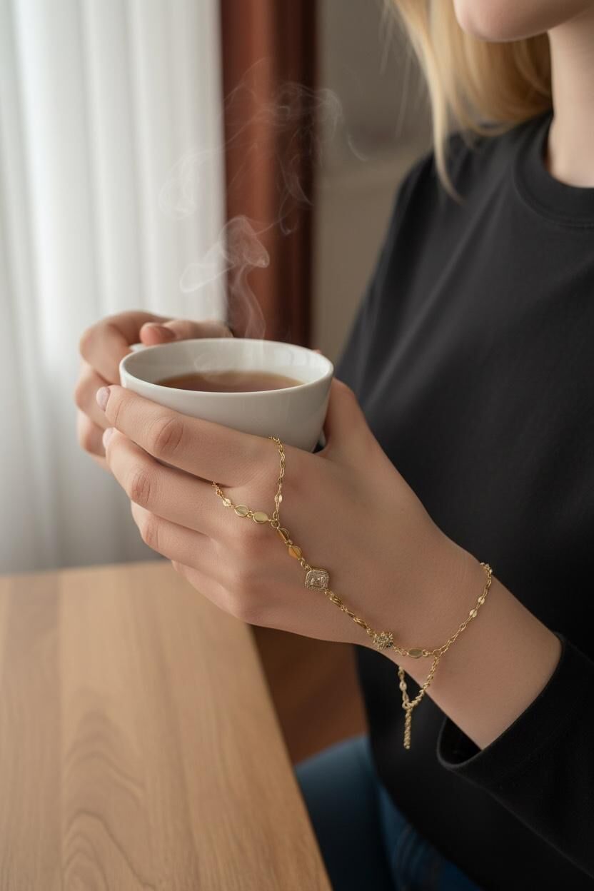 Taşlı Çelik Şahmeran Bİleklik