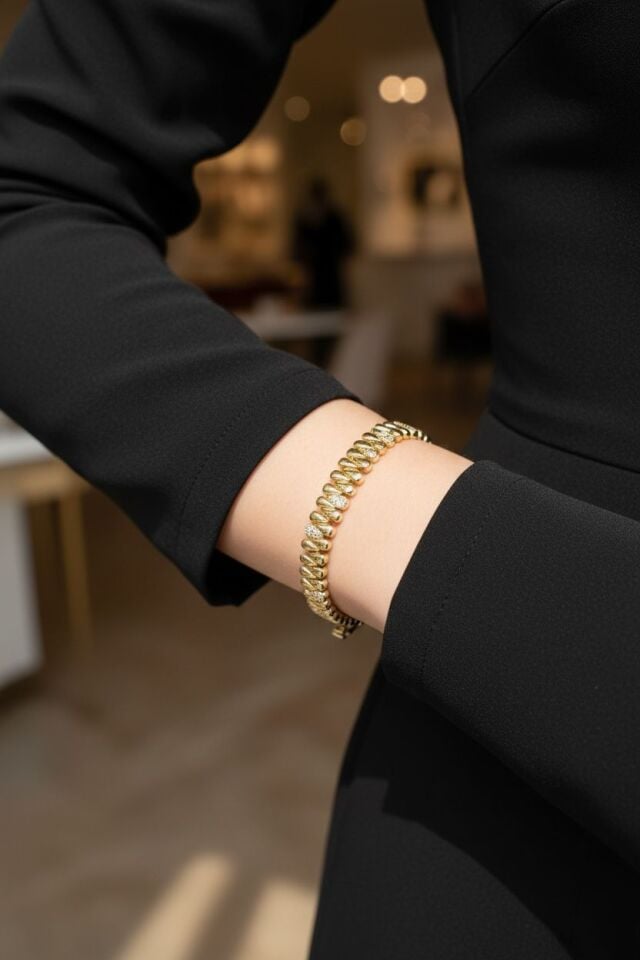 Taşlı Bade Bileklik