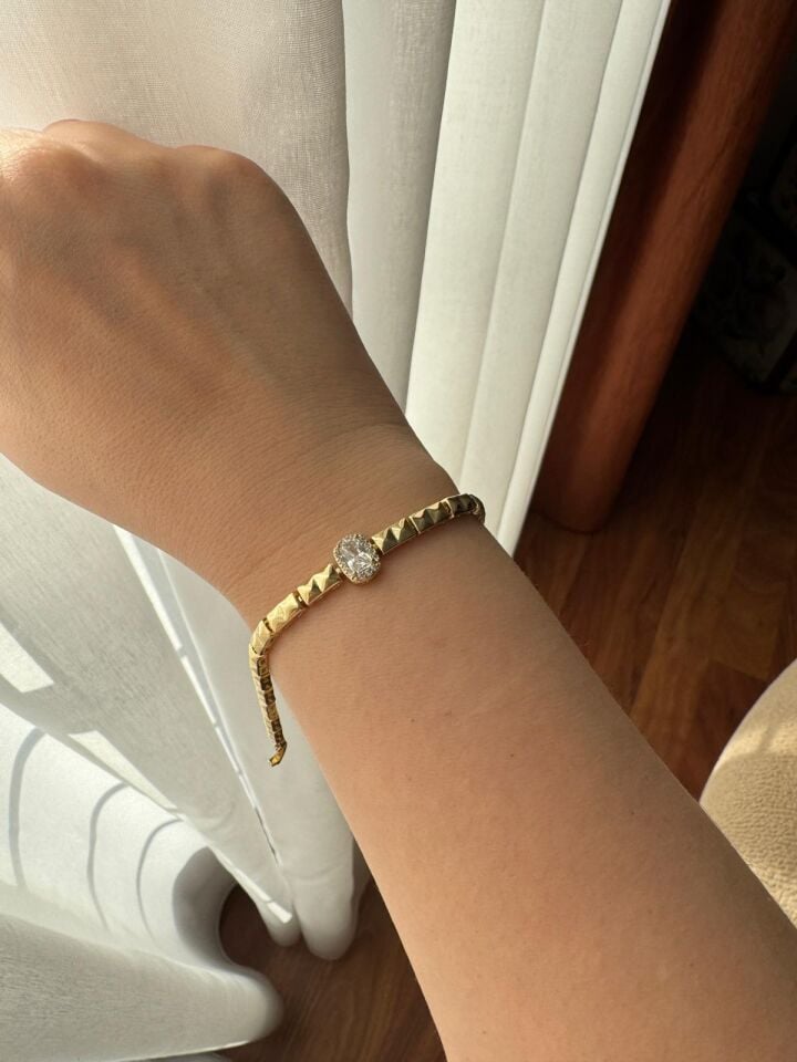 Baget Taşlı Bİleklik