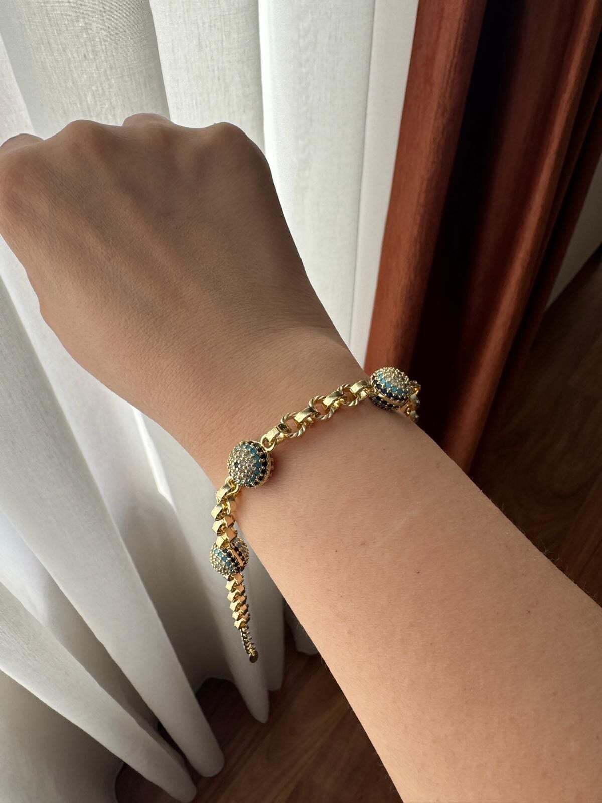 İri Nazar Boncuklu Bileklik